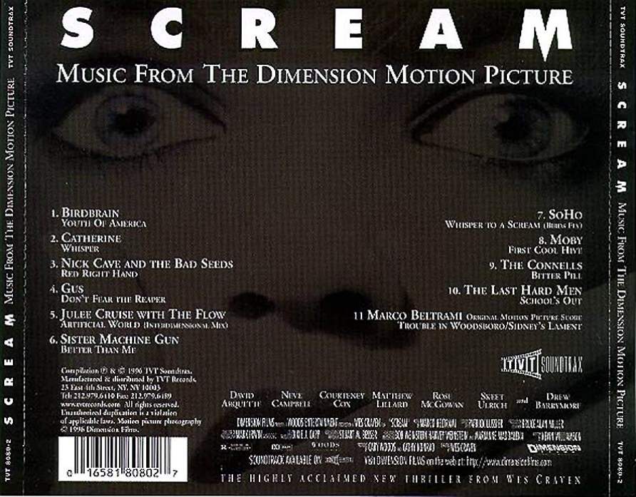 Scream  Soundtrack : Back